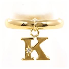 18K Gelbgold-Ring mit Diamant - Autre Marque