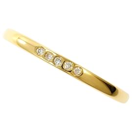 Autre Marque 18K Gelbgold-Ring mit Diamant