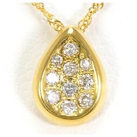 Autre Marque Collana in oro giallo 18K e diamanti