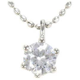 18K White Gold Necklace with Zirconia - Autre Marque