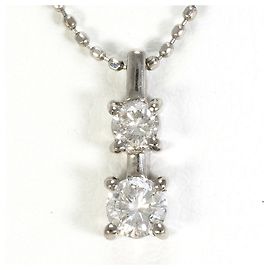 Autre Marque Collana in oro bianco 18K con diamante