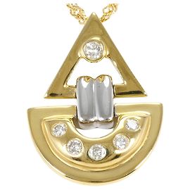 Autre Marque Collana in oro 18K con diamante