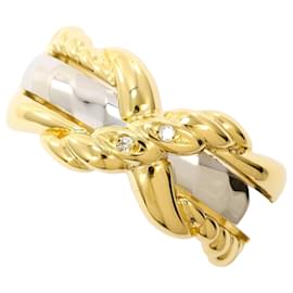 Autre Marque PT900 Platin- und 18K Gelbgold Ring