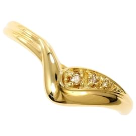 18K Gelbgold-Ring mit braunem Diamanten - Autre Marque
