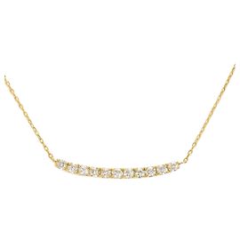 Autre Marque Collana in oro giallo 18K e diamanti