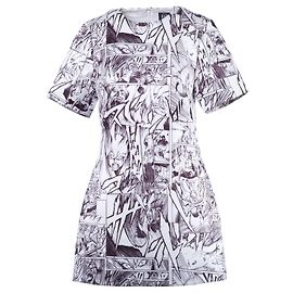 Alexander McQueen x Yoshiyasu Tamura Manga Print Minikleid