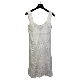 Givenchy Abito in Pizzo e Seta Bianco