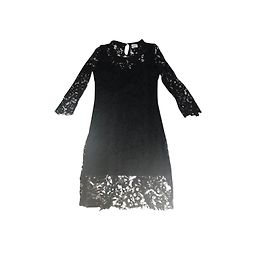 American Retro schwarzes Spitzenkleid, Größe 40