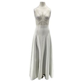 Gonna bianca in poliestere Norma Kamali