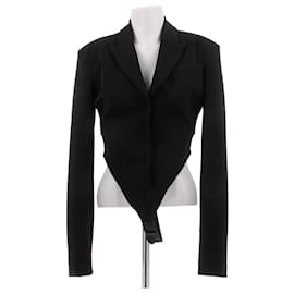 Autre Marque Body mit Schulterpolstern