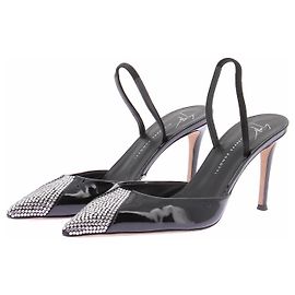 Giuseppe Zanotti Mule in vernice e strass