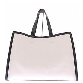 Borsa tote in tela bianca Phoebe Philo