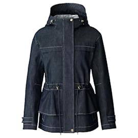 Jaqueta jeans com cordões de ajuste - Mackage