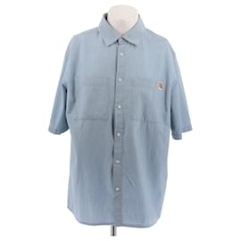 Camicia blu a maniche corte - Autre Marque