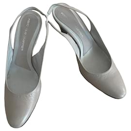 Pasquale Scarpati Leather Slingback Pumps - Autre Marque