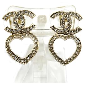 Orecchini Coco Mark Heart placcati oro Chanel