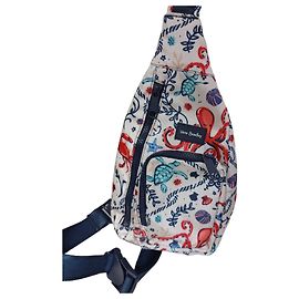 Autre Marque Vera Bradley Umhängetasche aus Canvas Marine-Print