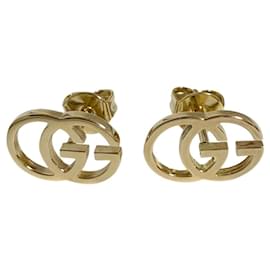 Pendientes de botón GG Running en oro de 18K Gucci