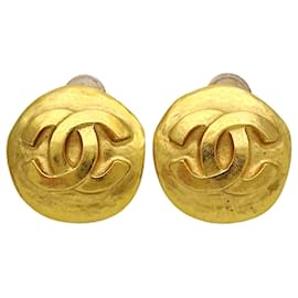 Orecchini a clip placcati oro Chanel