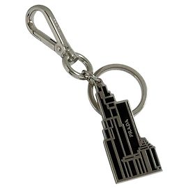 Portachiavi Prada Uomo City Bag Charm - Nero