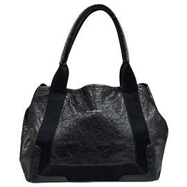 Borsa Tote Balenciaga Navy Cabas S