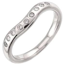 Tiffany & Co. Wide Curved Band Ring aus Platin
