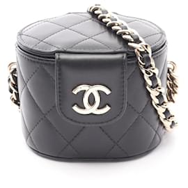 Bolsa de Ombro Chanel Matelassé Mini Vanity