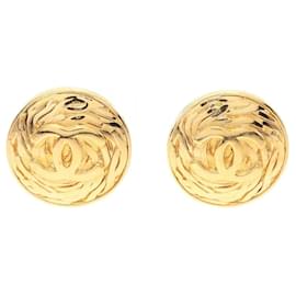 Orecchini a clip Chanel Coco Mark placcati oro