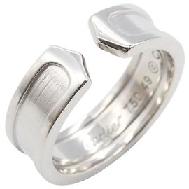 Cartier C2 Small Band Ring aus 18K Weißgold