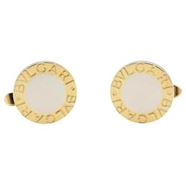 Gemelli Bvlgari in oro giallo 18K e acciaio inossidabile - Bulgari