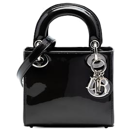 Lady Dior Mini in vernice nero
