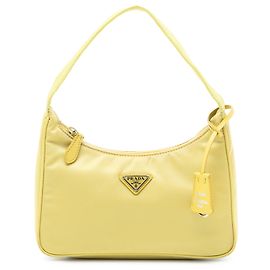 Prada Yellow Mini Tessuto Re Edition 2000 Schultertasche