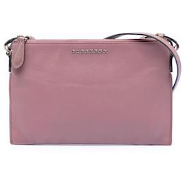 Borsa a tracolla Peyton in pelle rosa Burberry