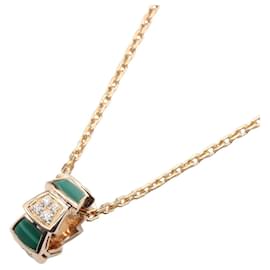 Collana Serpenti Bvlgari in malachite e diamanti - Bulgari