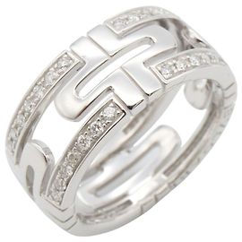 Bulgari BVLGARI Parentesi Ring mit kleinen Diamanten