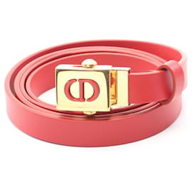 Christian Dior Gürtel aus rotem Leder
