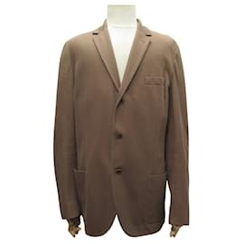 GIACCA ESTIVA LORO PIANA FAI0746 XL 56 MAGLIA DI COTONE MARRONE