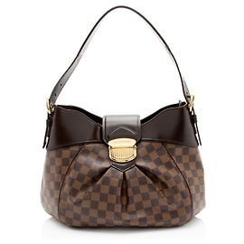 Louis Vuitton Damier Ebene Sistina MM Schultertasche