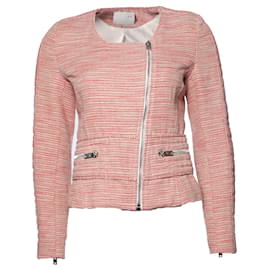 IRO, giacca in bouclé rossa con zip - Iro