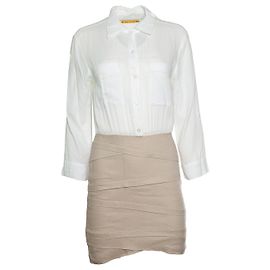 Alice + Olivia Alice & Olivia, Leinenhemdkleid
