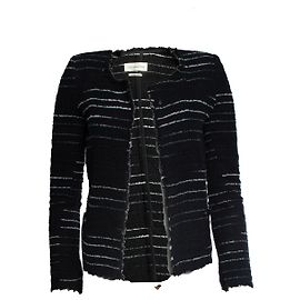 Isabel Marant Etoile, blazer a righe nero