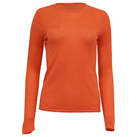 Ralph Lauren Rundhalspullover aus Kaschmir in Orange