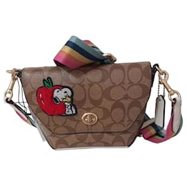 Borsa Coach x Peanuts in tela monogram