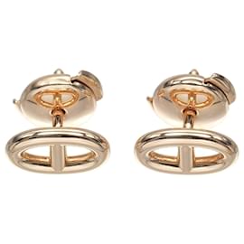 Hermes Chaine d'Ancre Earrings in 18K Pink Gold - Hermès