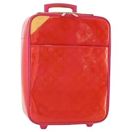 LOUIS VUITTON Monogram Vernis Pegas 45 Valigia Rose Pop M93713 LV Auth 178376