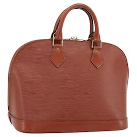 Borsa LOUIS VUITTON Epi Alma Marrone M52143 LV Auth 181467V