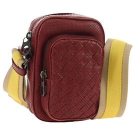 BORSA A SPALLA BOTTEGA VENETA INTRECCIATO Pelle Bordeaux 154554 Auth 179712V