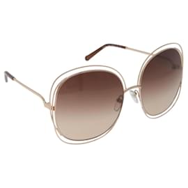 Chloé Gafas de sol Chloe metal Gold Tone Auth BA12851A
