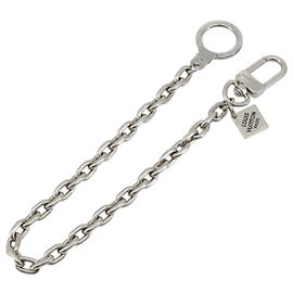 LOUIS VUITTON Chainne Anneau Cles Key Holder metal Silver M65774 LV Auth 181147
