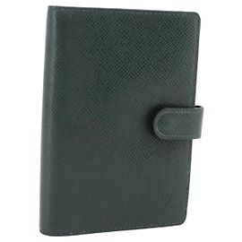 LOUIS VUITTON Funda de Agenda Taiga PM Day Planner Epicea R20424 LV Auth 179521
